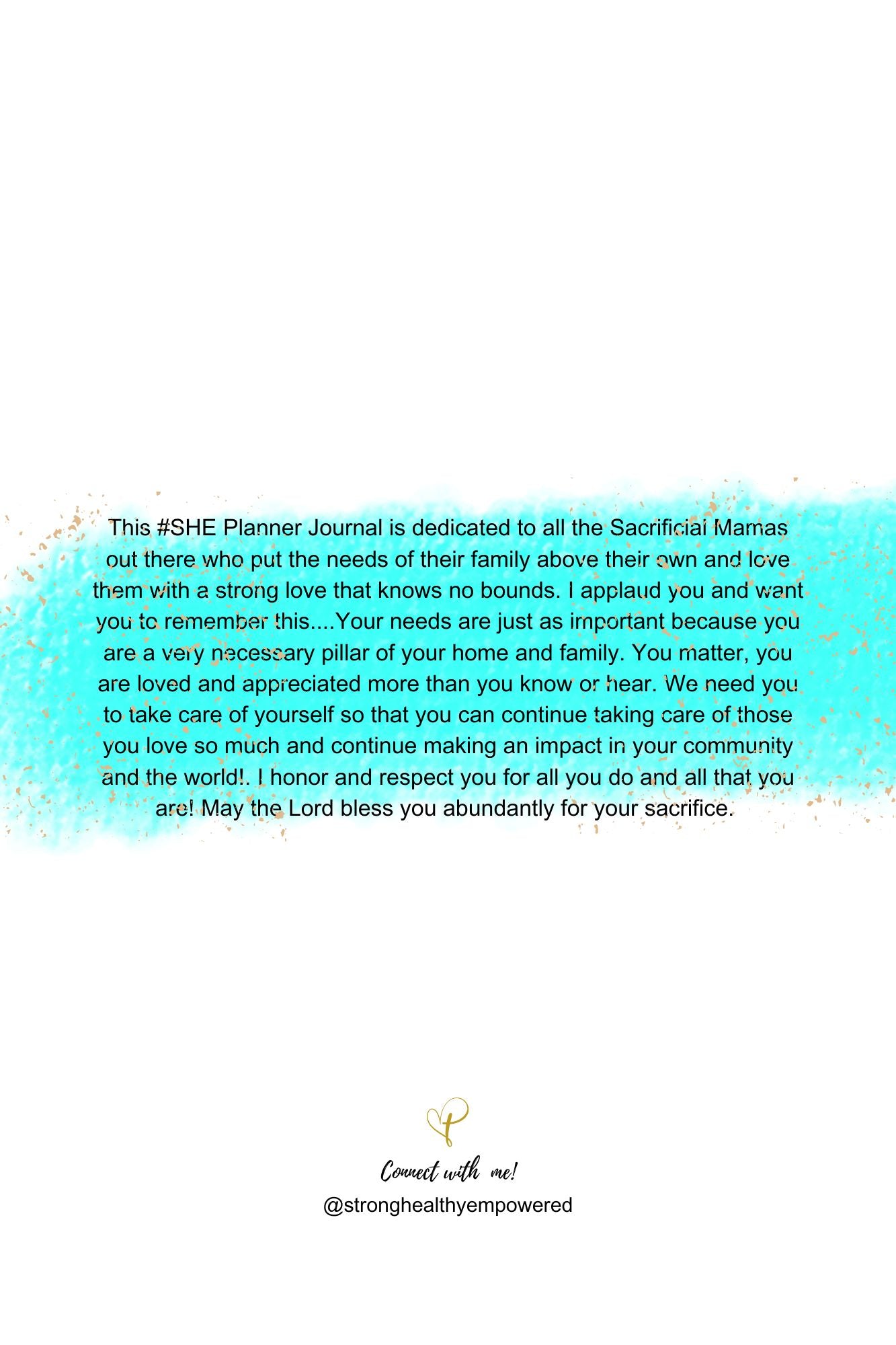 #SHE Planner Journal